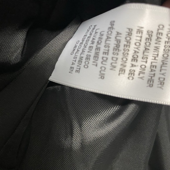 Nwt Women's‎ Re/done Brand Distressed Italian Leather Moto Black Jacket S $1250 - Picture 13 of 16